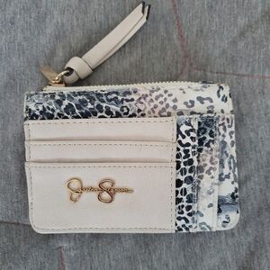 Jessica Simpson Leopard Print Card Wallet